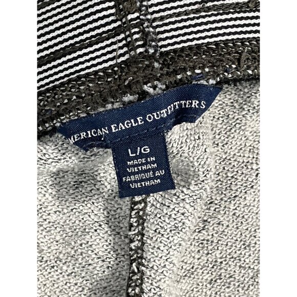 American Eagle Outfitters Joggers Size Large Pull On Drawstring Sweatpants Gray - Picture 3 of 6
